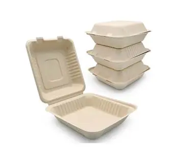 1200ml contenedor desechable biodegradable para llevar