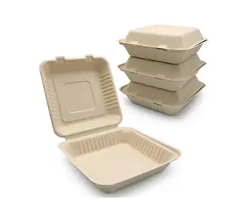1500 ml, materiales renovables portátiles, respetuosos con el medio ambiente, resistente al agua, contenedor de ensalada de concha