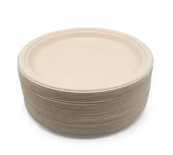 ¡Venta al por mayor de 9 pulgadas! Materiales renovables respetuosos con el medio ambiente de agua para usar, placa de sushi desechable