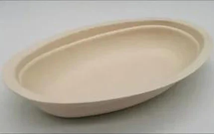 Cuenco desechable de fibra de bagazo de caña de azúcar compostable