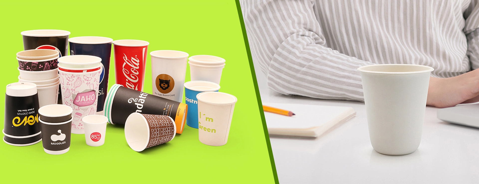 Taza compostable